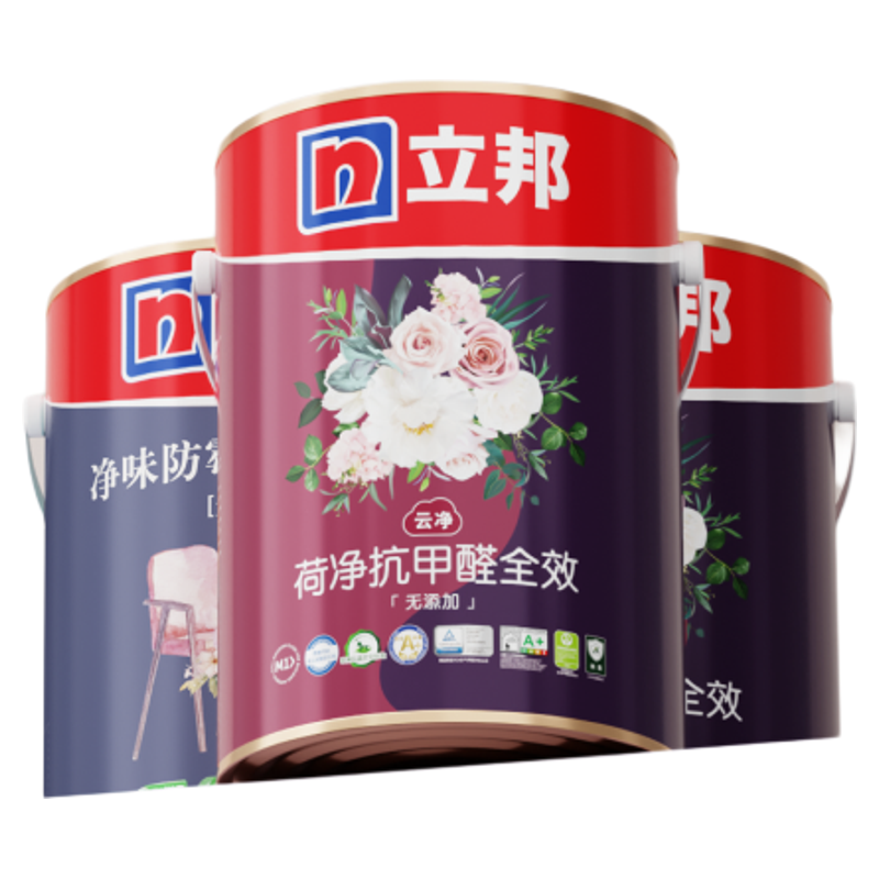 立邦云净荷净抗污抗甲醛全效内墙乳胶漆室内家用涂料油漆内墙漆 609元