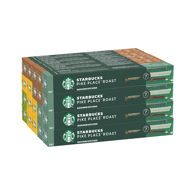 星巴克胶囊咖啡Nespresso胶囊咖啡200粒浓缩咖啡 601.5元