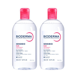 【自营】Bioderma/贝德玛洁肤液500ml*2法国进口温和卸妆