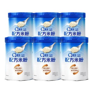 【囤货壕礼多】嘉宝配方米粉A2β-酪蛋白HMO高铁婴儿米粉6罐