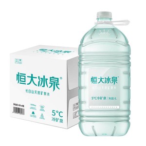 恒大冰泉长白天然低钠矿泉水大桶水天然弱碱性桶装水泡茶整箱