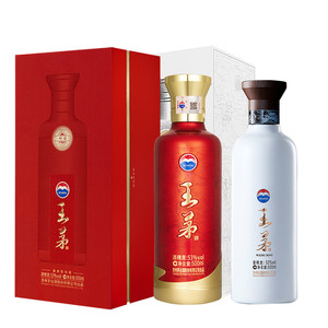 茅台王茅祥邦祥阖红白组合装酱香型白酒高度酒商务送礼过节礼品