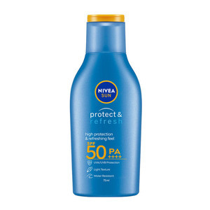 【下拉享优惠】妮维雅泰国进口防晒霜75ml*2防紫外线隔离防水男女