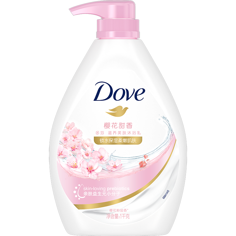 【下拉享补贴】Dove/多芬樱花甜香美肤沐浴露锁水保湿柔嫩留香 28.9元