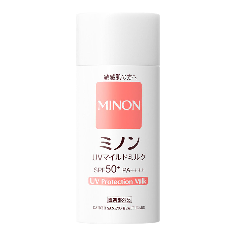minon蜜浓纯物理防晒霜乳敏感肌专用面部隔离紫外线官方第一三共