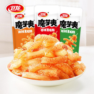 卫龙魔芋爽毛肚麻酱麻辣味轻巧装1000g解馋小零食网红儿时辣味