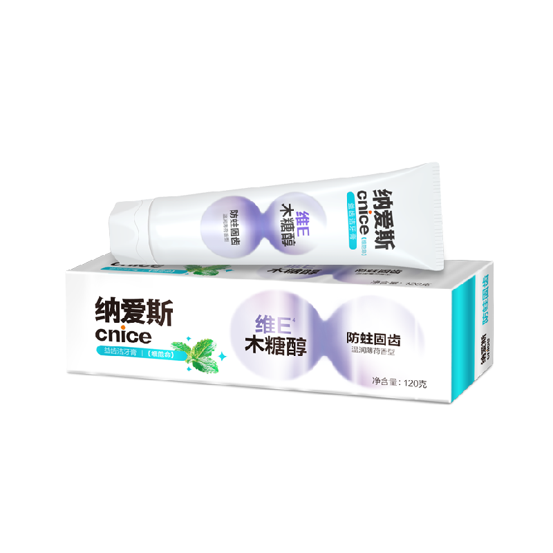 【下拉详情领淘金币】纳爱斯防蛀固齿牙膏维他命木糖醇薄荷清新 13.9元