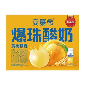 【王安宇同款】伊利安慕希黄桃爆珠/燕麦酸奶/蛋白酸奶整箱1月产