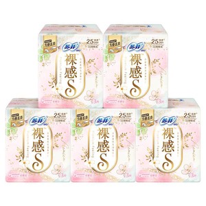 【30周年限定特惠装】苏菲裸感S轻薄日夜用卫生巾棉柔型姨妈巾5包