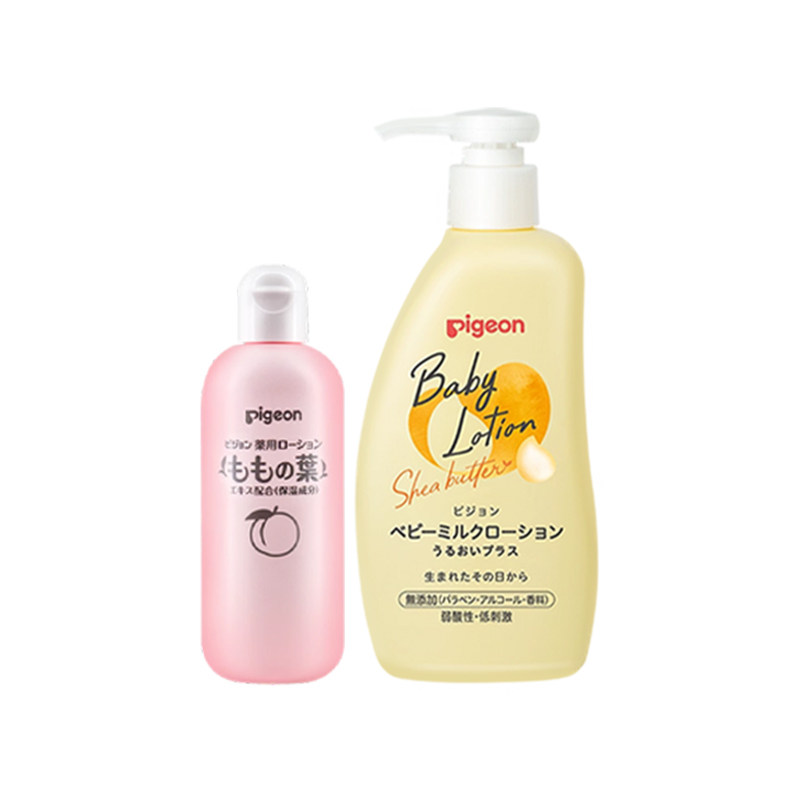 贝亲桃子水婴儿桃叶精华爽身露液体痱子粉200ml*3瓶 89.75元