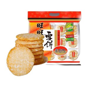 旺旺膨化食品雪饼400g休闲饼干小吃儿童零食食品