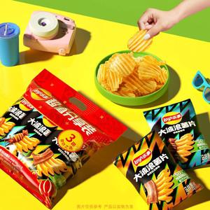 【13包任选】乐事薯片大波浪40g任选零食大礼包宋雨琦推荐解馋