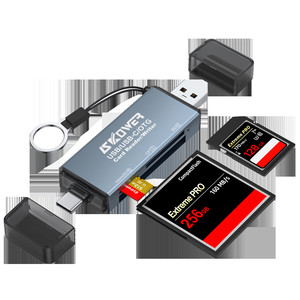 SKOWER读卡器多合一usb3.0高速读写相机卡tf卡cf卡内存卡typec网线转接口usb转HDMI苹果手机电脑拓展坞