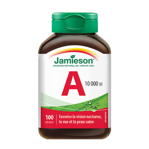 jamieson健美生天然维生素a软胶囊100粒维生素a正品官方旗舰护眼
