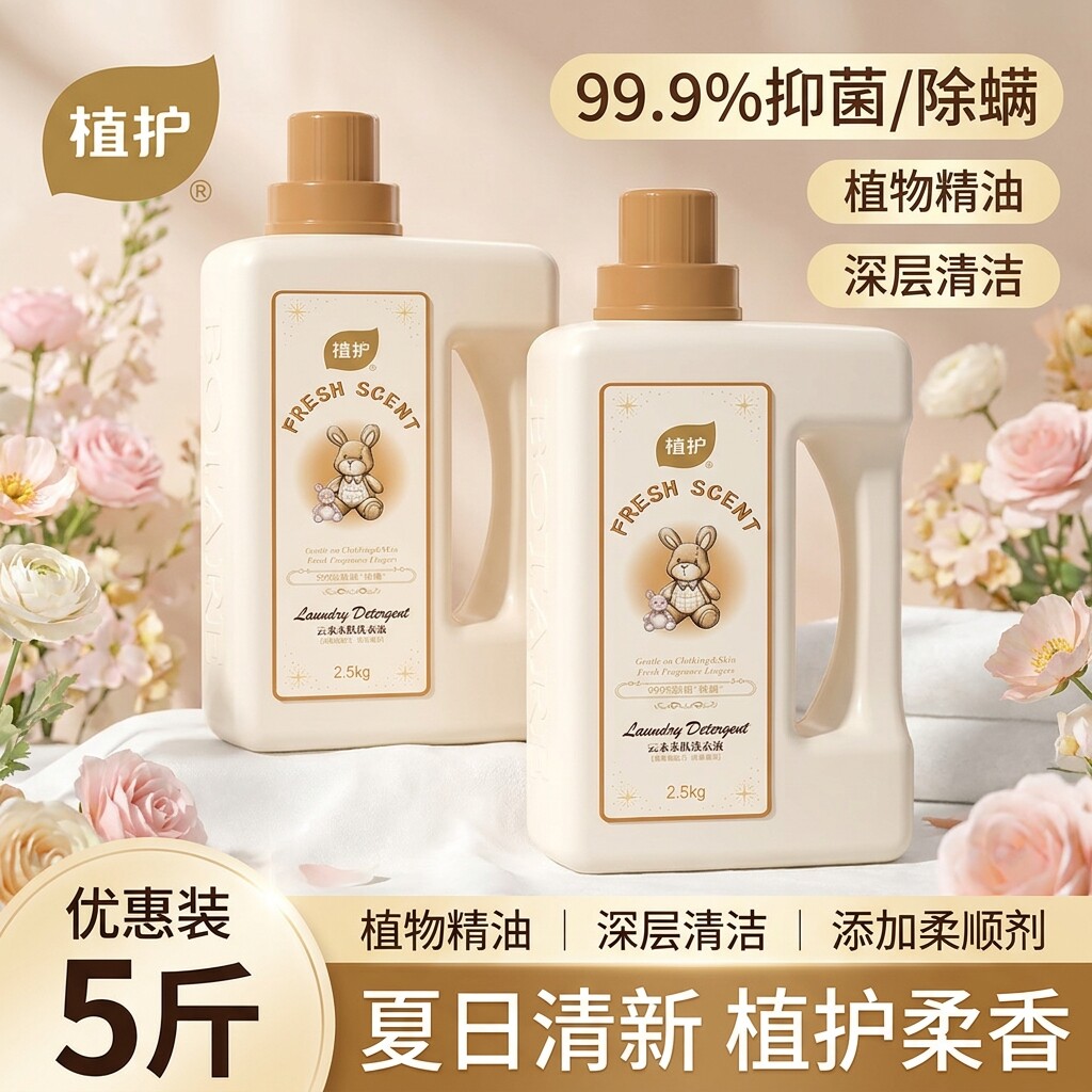 植护香水洗衣液香味持久留香整箱批去污强劲家用实惠装官方旗舰店 15.9元
