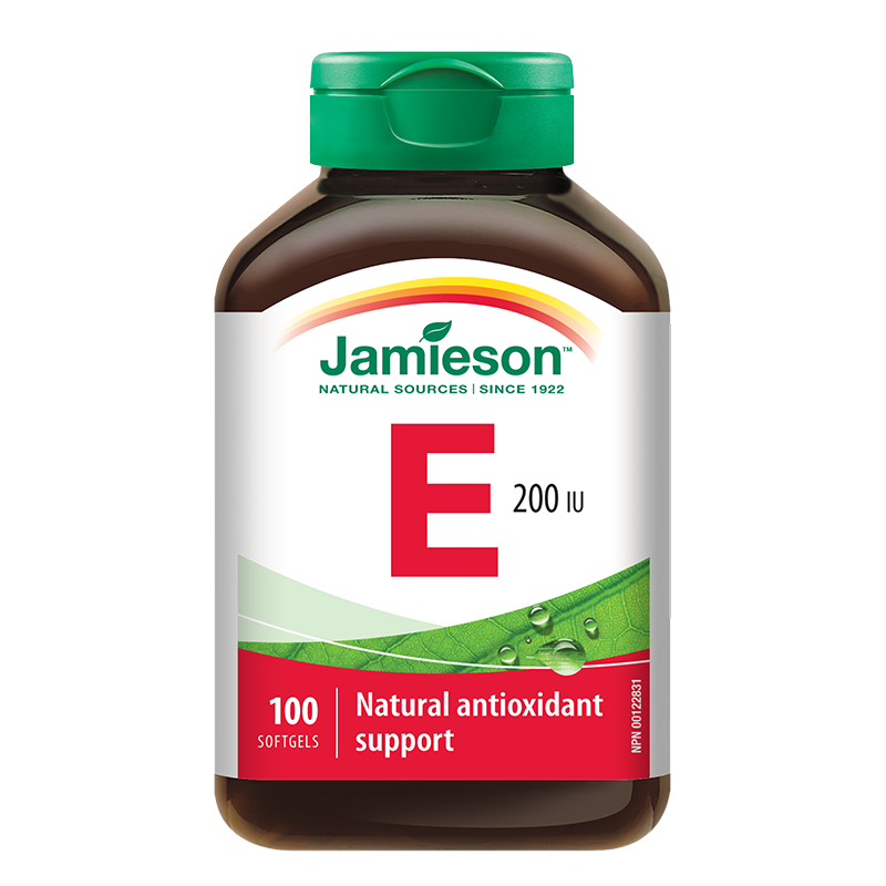 Jamieson健美生天然维生素e软胶囊油ve进口维他命e高含量内服外用 84元