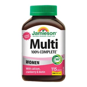jamieson健美生维生素女性复合维生素免疫力女多种维生素矿物质片