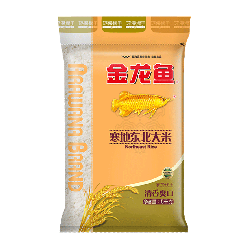 金龙鱼寒地东北大米生态米经典圆粒米 42.9元