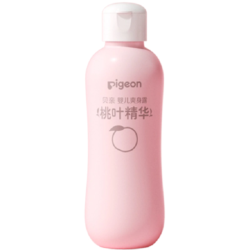 Pigeon贝亲婴儿桃子水桃叶精华爽身露宝宝儿童液体爽身粉200ml 32.73元