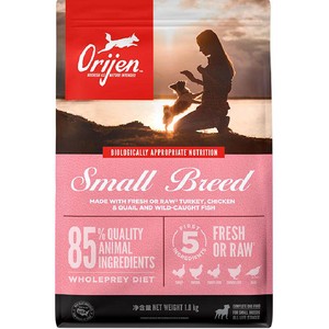 Orijen原始猎食渴望狗粮小型犬鸡肉4.5kg 成犬幼犬全价宠物 狗粮