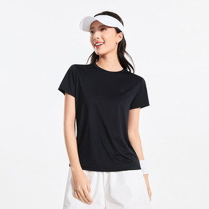 鸿星尔克速干短袖女款夏季新款女士运动服冰丝t恤妈妈上衣速干衣