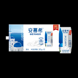 伊利安慕希希腊风味原味酸奶整箱学生早餐全新升级【3月产】