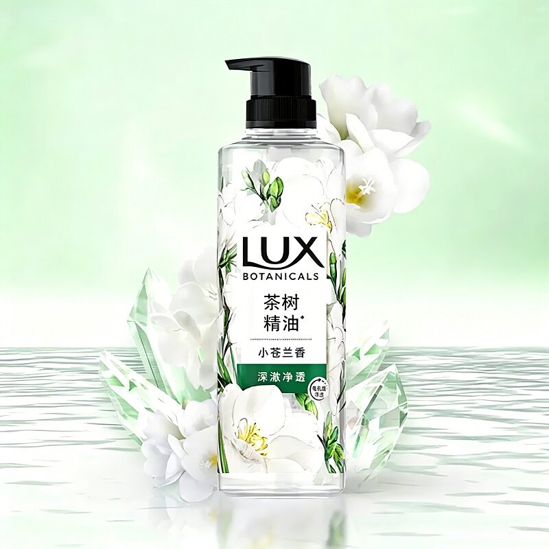 力士植萃沐浴露小苍兰樱花持久留香果酸烟酰胺370g 22.9元