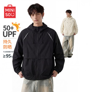 MINISO/名创优品防晒服男款夏季UPF50+冰丝凉感机能大口袋皮肤衣Y