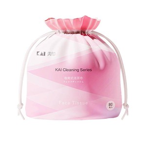 kai/贝印一次性悬挂式洗脸巾干湿两用棉柔巾孕婴加大加厚敏感肌