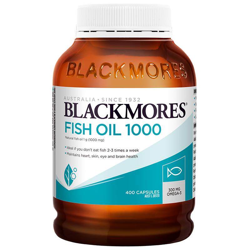 【自营】BLACKMORES澳佳宝epa深海鱼油软胶囊400粒欧米茄3 96.57元