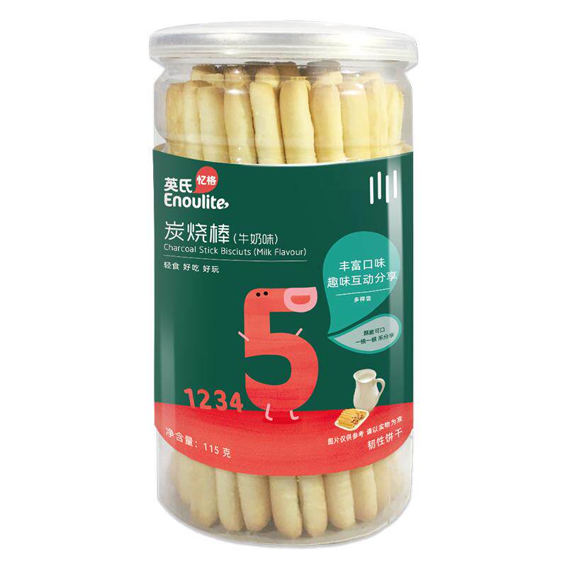 英氏炭烧棒1盒 宝宝饼干 儿童零食旗舰店官网正品 满送婴幼儿辅食 29.6元
