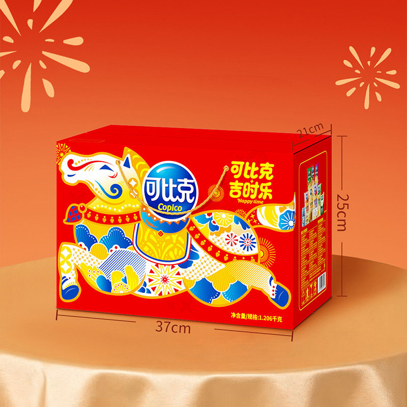 可比克多口味混合装1206g出游踏青零食薯片下午茶 22.9元