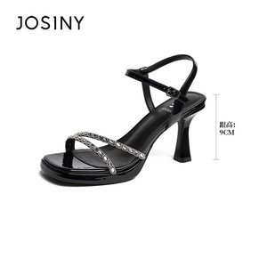 JOSINY卓诗尼女鞋夏季漏趾凉鞋新款破价特卖多款式品牌时尚设计感