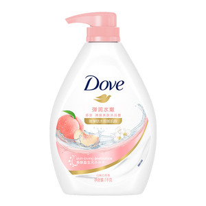 【下拉享补贴】多芬桃悦水透沐浴露白桃果香保湿补水夏季