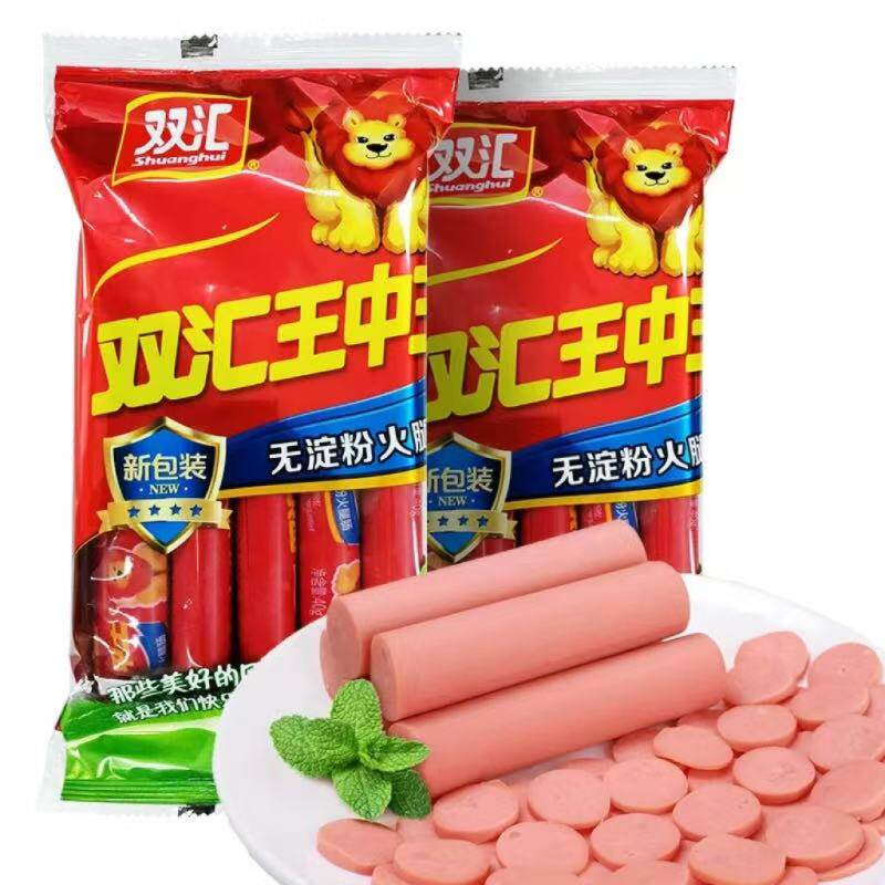 双汇王中王无淀粉火腿肠60g*10支泡面搭档整箱批发香肠官方旗舰店 32.21元