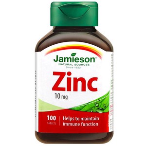jamieson健美生加拿大进口zinc锌片男女士葡萄糖酸补锌元素维生素