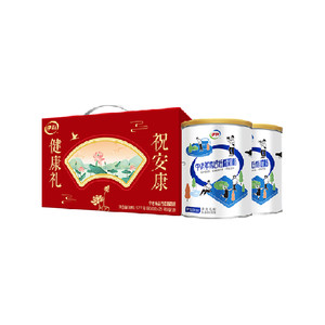 伊利中老年高钙低脂奶粉0蔗糖富硒成人营养早餐奶粉冲饮礼盒装