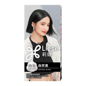 KAO/花王莉婕Liese泡沫染发剂自然黑色染发泡泡自然棕在家染