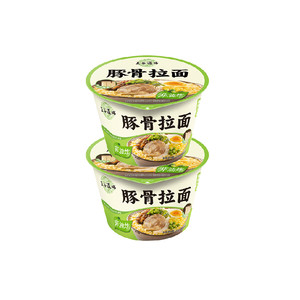 五谷道场非油炸方便面日式豚骨拉面桶装泡面早餐速食清淡口味