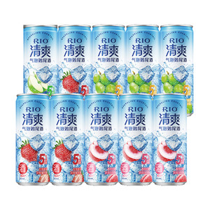 RIO锐澳预调鸡尾酒果酒5度清爽低度气泡酒330ml*8罐伏特加女生酒