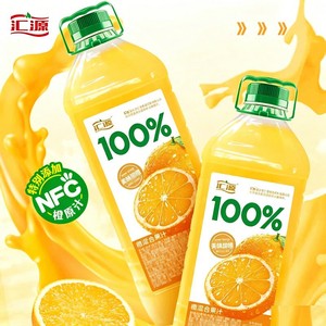 汇源100%橙混合果汁2L*1瓶装纯正果味果蔬汁大容量家庭聚会装