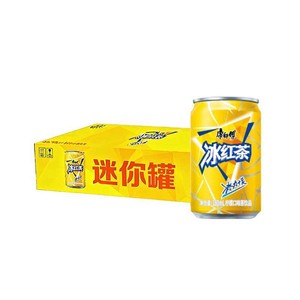 康师傅冰红茶/鲜果橙/水蜜桃多口味180ml迷你罐整箱饮料饮品官方