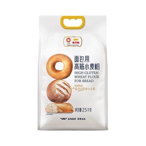 金龙鱼面包用高筋小麦粉2.5kg烘焙家用面粉高筋面粉进口面包粉