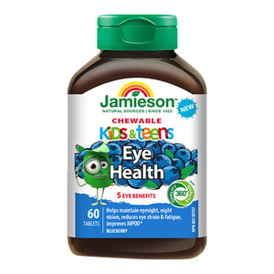 Jamieson健美生儿童叶黄素复合维生素咀嚼片保护视力
