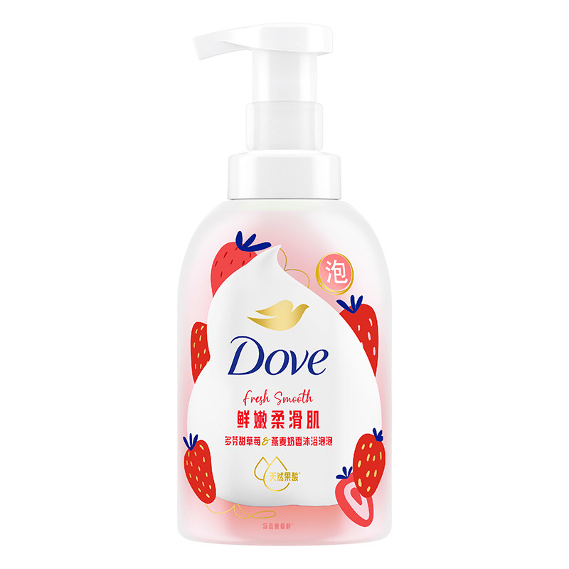 多芬沐浴露泡泡浴草莓青提桂花果奶泡沫果酸滋润保湿正品 29.9元