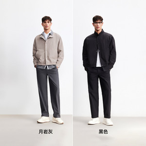 【哈灵顿夹克】杰克琼斯潮流百搭时尚男外套超轻尼龙翻领上衣