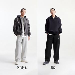 【空气层卫裤】杰克琼斯男装春季新款立体剪裁挺括微弯刀长裤刺绣