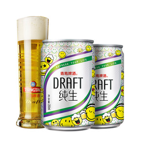 青岛啤酒纯生200ml*24听