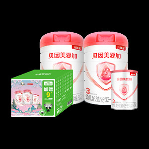 贝因美爱加幼儿奶粉1750g3段1-3岁含HMO乳铁蛋白OPN