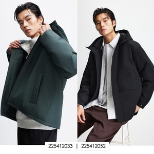 【精选】杰克琼斯男士简约潮时尚基础个性字母休闲羽绒服夹克外套